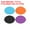 Blue/Purple/Black/Orange, variant on Uxcell Flying Disc Soft Silicone Colorful Flying Disk Flyer for Outdoor Sports Training Playing Lawn Game Red