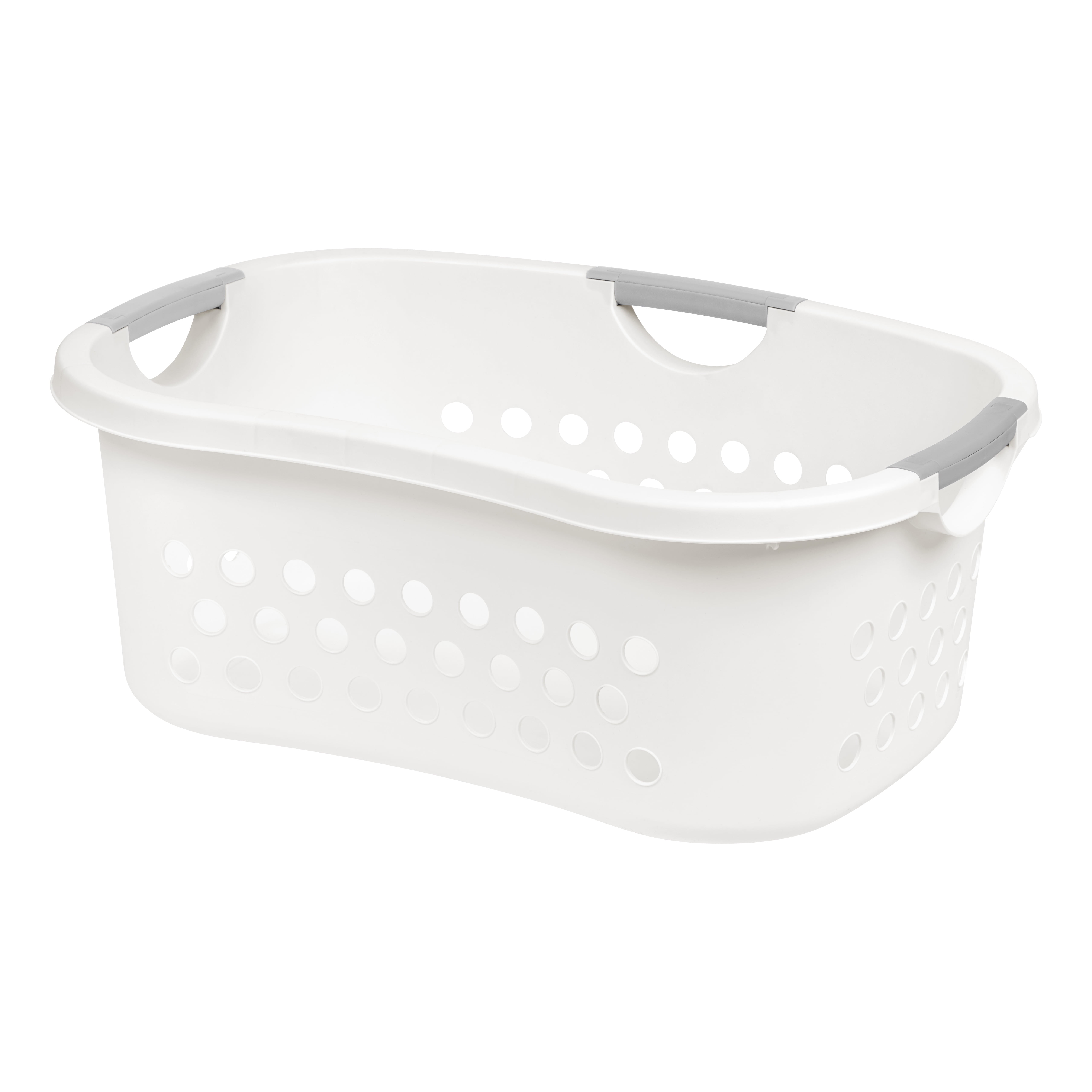 IRIS USA, Comfort Carry Plastic Laundry Basket, White - Walmart.com