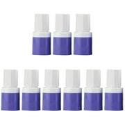 E Elegance Vacuum Lotion Bottle Travel Size Foundation Container Refillable Airless Jar Sun Protection Purple Pp 9 Pcs