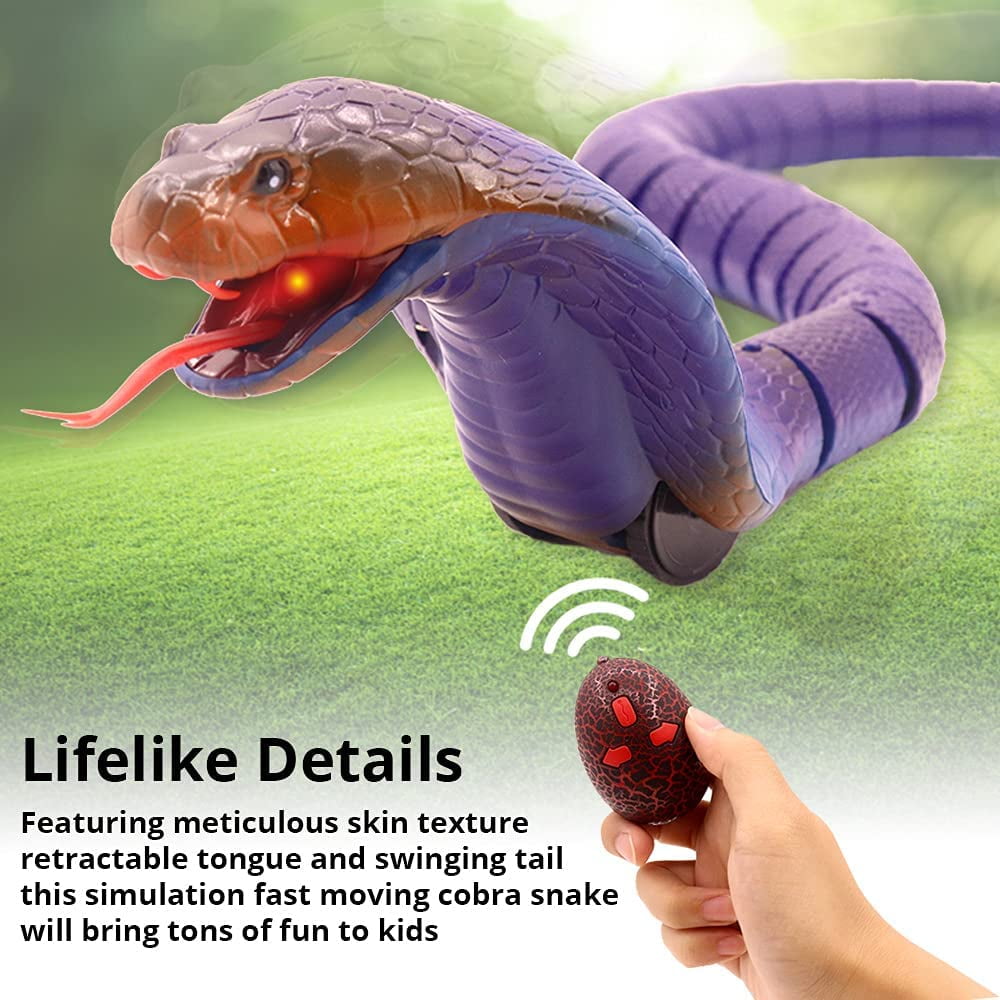 Infrared RC Remote Control Snake Realistic Prank Fun Toy Kids 