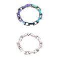thumbnail image 1 of Juegos de 2 pulseras de esbones de cadena Zulema clásicos, 1 of 8