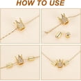 thumbnail image 2 of 100pcs Brass Stopper Beads 2 Colors Colunm Positioning Spacer Beads Adjustable Slider Beads Rubber Beads for DIY Bracelet Necklace Jewelry Making Accessories 6x4mm, 2 of 6