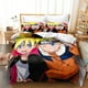 thumbnail image 3 of Juego de ropa de cama infantil Naruto Uchiha Sasuke, funda de edredón, funda de almohada, Uzumaki, ropa de cama de tamaño doble para dormitorio, decoración, 3 of 5