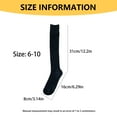thumbnail image 6 of LDU Knee High Socks for Women Calf High Elasticity Breathable Socks, Comfort Fit for Daily Commuting and Casual & Dress Shoes 3-Pack, 6 of 6