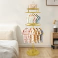 thumbnail image 4 of Metal Clothes Hanging Rack - Rotatable Round Garment Rack, Round Clothing Rack, 4 of 18