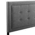 thumbnail image 6 of Modern Sleep Melbourne Tufted Upholstered Headboard, Gray and Queen, 6 of 8