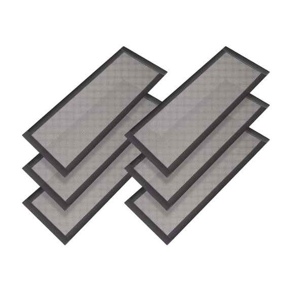 6 Pieces Floor Vent Covers Register Vent Covers Vent Screen Mesh PVC Construction for Home Decor Floor Air Supply