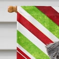 thumbnail image 3 of Candy Cane Holiday Christmas Schnauzer Flag Canvas House Size, 3 of 4