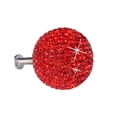 thumbnail image 1 of Amdohai Bling Crystal Ball-shaped Pulls Handle Rhinestone Diamond Handles for Cabinet Drawer, 1 of 8