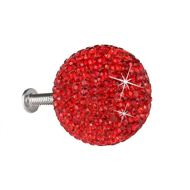 Amdohai Bling Crystal Ball-shaped Pulls Handle Rhinestone Diamond Handles for Cabinet Drawer
