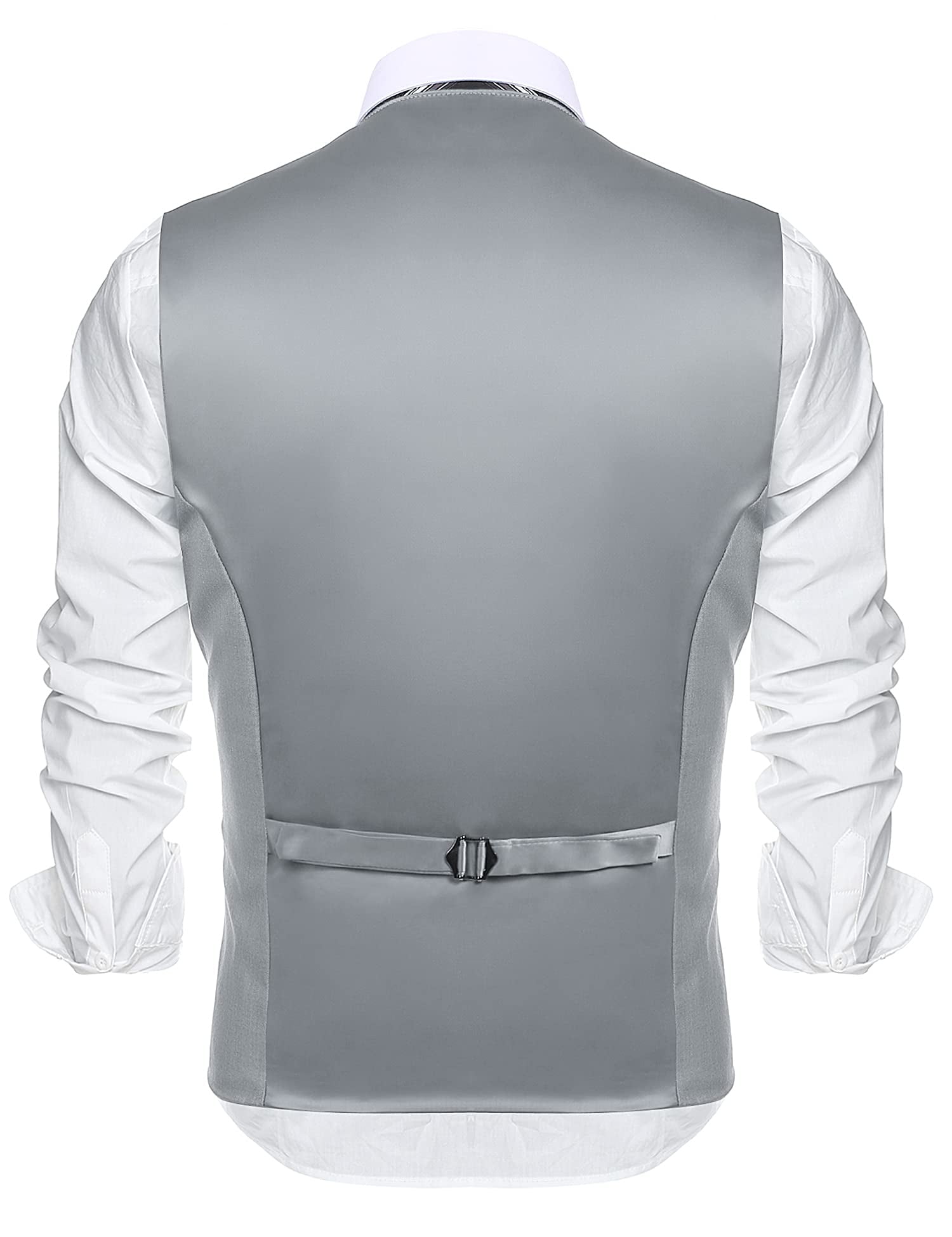 最終お値下げ！L'Appartement /Masculine Vest　グレー ETHAN Light Gray Mens Vest Casual for Formal Wear Traje De