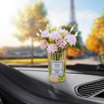 thumbnail image 1 of Feltree Mini Car Flower Vase Decor for Center Console, Stable Adhesive, Multifunctional Glass Ornament, Perfect Gift for Drivers and Car Enthusiasts, 1 of 7