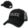 thumbnail image 2 of Rapid Dominance Police Relaxed Cotton Mens Cap [Black - Adjustable], 2 of 3