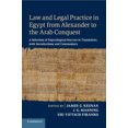 thumbnail image 2 of Law and Legal Practice in Egypt from Alexander to the Arab Conquest: A Selection of Papyrological Sources in Translation, with Introductions and Commentary, 2 of 2