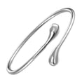 thumbnail image 1 of Pulsera de brazalete abierta, brazalete simple con forma de gota de agua, joyería, regalos para mujeres, 1 of 7