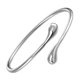 thumbnail image 1 of Pulsera de brazalete abierta, brazalete simple con forma de gota de agua, joyería, regalos para mujeres, 1 of 7