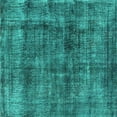 thumbnail image 1 of Ahgly Company Indoor Square Oriental Turquoise Blue Industrial Area Rugs, 3' Square, 1 of 4