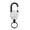 A, variant on Outdoor Camping Hiking Retractable Wire Rope Keychain with Heavy Duty Badge Holder for Secure Everyday Carry