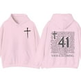 thumbnail image 3 of Your 41 Is Coming Hoodie – Christian Bible Verse Sweatshirt, Inspirational Faith Unisex Pullover, Religious Streetwear Hoodie Gift for Men & Women, 3 of 6