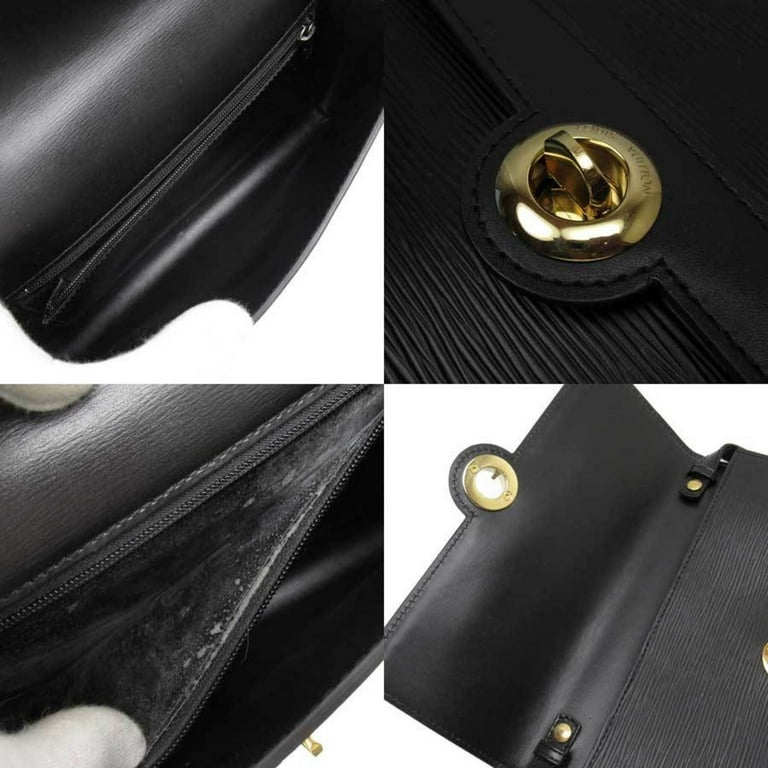 used Pre-owned Louis Vuitton Shoulder Bag EPI Arche Noir Black Leather M52572 (Good), Women's, Size: (HxWxD): 17.5cm x 24cm x 3cm / 6.88'' x 9.44'' x