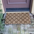 thumbnail image 3 of Rubber-Cal "The Moroccan" Brown - Outdoor Coir Mats - 18" x 30", 3 of 3