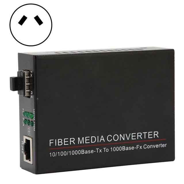 Transceptor de fibra TBC‑MC3600E‑SFP Router de fibra óptica Gigabit dúplex completo y semidúplex con enchufe para fuente de alimentación Enchufe de 100‑240 VAU