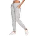 thumbnail image 3 of Hawiton Womens Jogger Pants Soft Sweatpants Petite Loungewear Trousers Regular with Pockets, 3 of 8