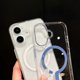 thumbnail image 5 of For iPhone 16 Case Compatible with MagSafe Protective TPU+PC Phone Cover - Orange, 5 of 5
