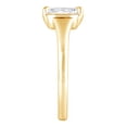 thumbnail image 4 of Brilliance Fine Jewelry Women's 1 Ct. Elongated Cushion Cut Lab Grown Diamond Ring in Gold Vermeil, 4 of 5