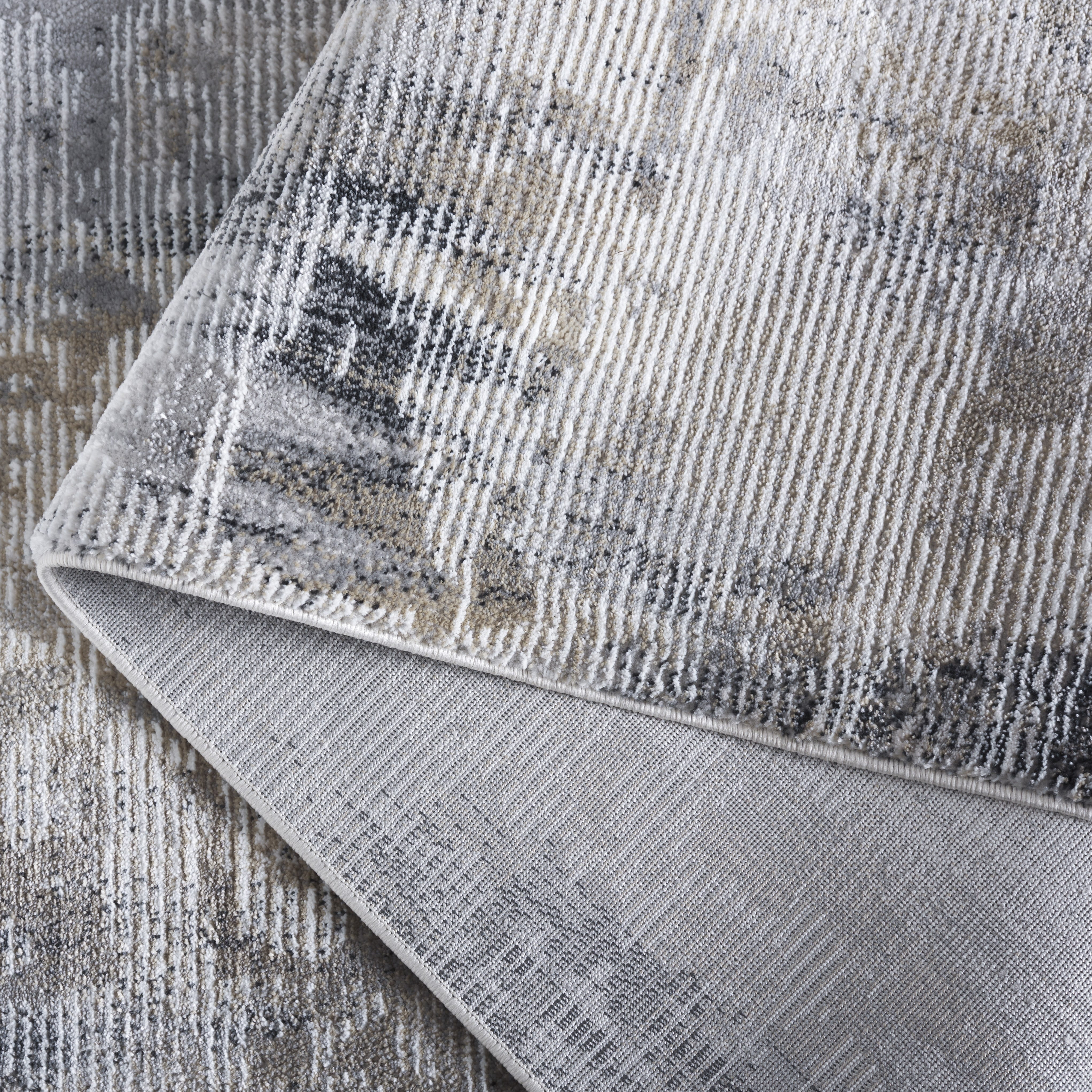 SAFAVIEH Slate Cynthia Distressed Area Rug, Grey/Brown Ivory, 8' x 10'