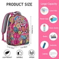 thumbnail image 6 of Ethnic Tribal Backpack - Boho Fashion Daypack with 17" Laptop Compartment | Large Capacity College Bookbag for School, Dorm & Travel, 6 of 6