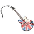 thumbnail image 2 of Musical Instruments Pendant UK Flag Style Wooden Guitar Shape Exquisite Beautiful Fine Detail Mini Pendant, 2 of 8