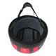 thumbnail image 5 of Universal motocicleta scooter cuero sintético cara abierta medio casco y visera gafas UV rojo, 5 of 5