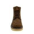 thumbnail image 4 of Hypard Men's Apex 6" Sr Moc-Toe Crazy Horse Learther Boot Brown In Size 13 Wide, 4 of 5