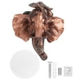 thumbnail image 1 of Gancho para colgar abrigos y sombreros montado en la pared de resina con forma de Animal único, decoración de baño, cobre antiguo, 1 of 12
