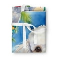 thumbnail image 3 of White Poodle Luau Apron 27 in x 30 in, 3 of 5