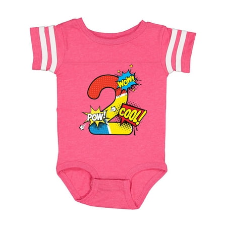 

Inktastic Superhero 2nd Birthday Gift Baby Boy or Baby Girl Bodysuit