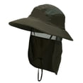 thumbnail image 1 of Sombrero para el solapa para el cuello Sombrero de cubo Cordón ajustable para la barbilla Gorra de protección solar Sombrero de malla Sombrero Salvador  Sombrero de pescador de ala ancha, 1 of 10