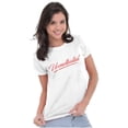 thumbnail image 3 of Funny Sarcastic Unmotivated Slacker Womens Slim Fit Graphic Tee Brisco Brands S, 3 of 5
