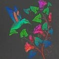thumbnail image 2 of CafePress - Rainbow Hummingbird On Trumpet Vine Maternity Dark - Maternity Dark T-Shirt, 2 of 3