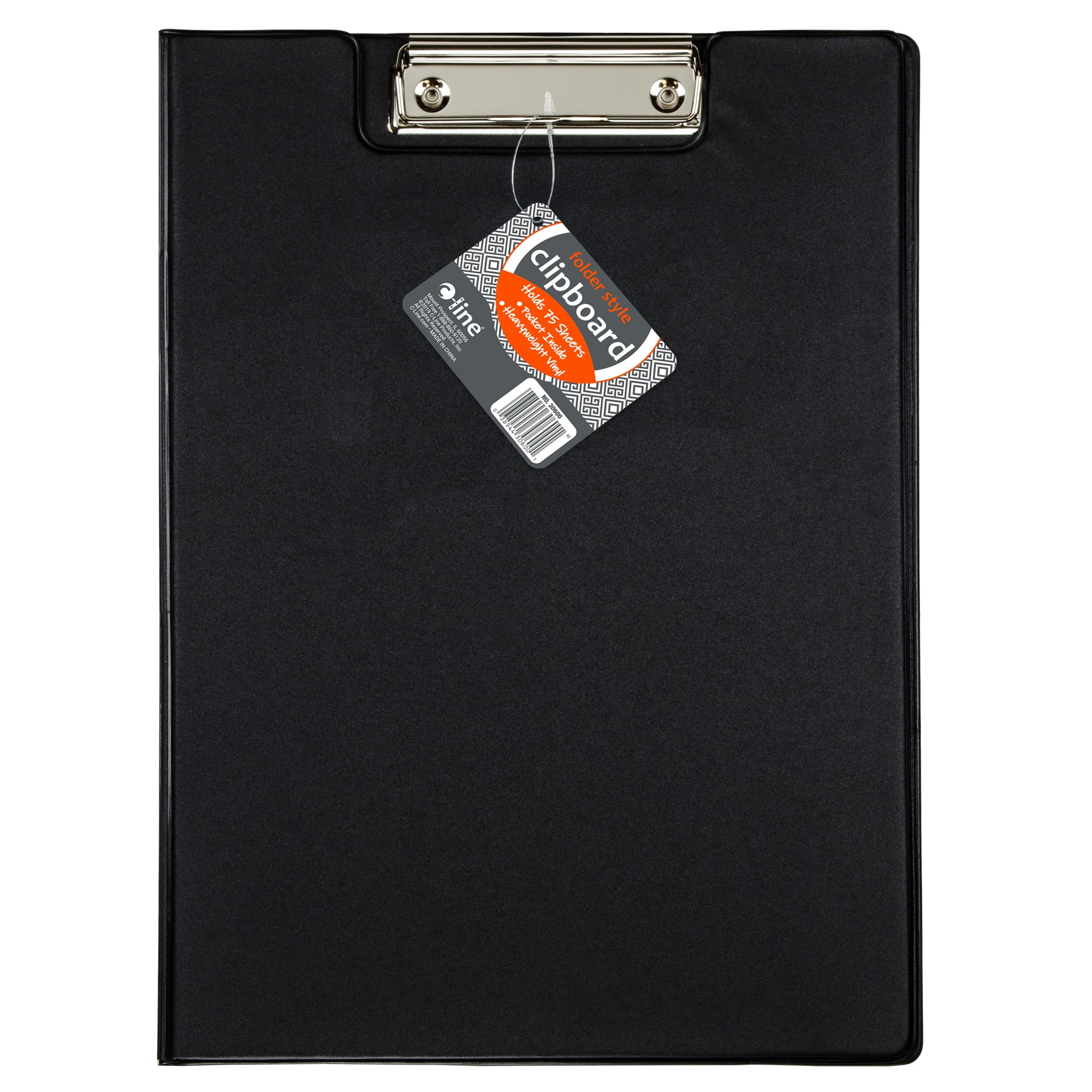 C-Line Clipboard Folder, Assorted Colors, Pack of 6