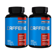 Prolab Caffeine Tablets 100 Count (pack of 2), Energy and Focus Support Supplement
