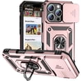 thumbnail image 1 of AIR-Case Designed for iPhone 16 Pro Max 5G, iPhone 16 Pro Max Case with Camera Cover & Kickstand Military Grade Shockproof Heavy Duty Protective Phone Case for iPhone 16 Pro Max, 1 of 4