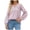 Purple-2, variant on LYXSSBYX Womens Long Sleeve Dress Hot Sale Clearance Fashion Women Casual Solid Long Sleeve V-Neck Lace T-Shirt Blouse Tops