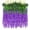 AS SHOW #4, variant on mtvxesu Artificial Flowers for Outdoors, Hanging Flowers Fashion Household Violet Wall Hanging Violet Artificial Flower Decoration Simulation Wall Hanging Garland Flowers Fake Silk Orchid