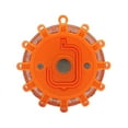 thumbnail image 4 of nipocaio 1PC Battery Operated 15 LED Amber Warning Light, 9 Flashing Pattern Road Safety Lights, Multifunctional Emergency Light,10.7*3.3cm, 4 of 5