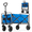 Blue - Big, variant on CONCETTA 35in Foldable Wagon Cart with All-Terrain Wheels, 330lbs Capacity, for Beach, Grocery & Camping, Black