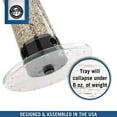 thumbnail image 4 of Droll Yankees YCPT-360-M Squirrel Proof Tipper Collapsing Tray Bird Feeder, 5-Pounds, Midnight Black, 4 of 8