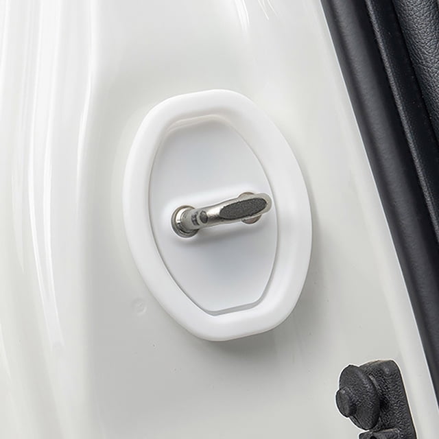 Stickers for Cars Car Door Protective Cover Door Lock Buckle Protective Cover for Car Door Locks Absorber Cushion Thickened Sticker Compre Car Door Lights