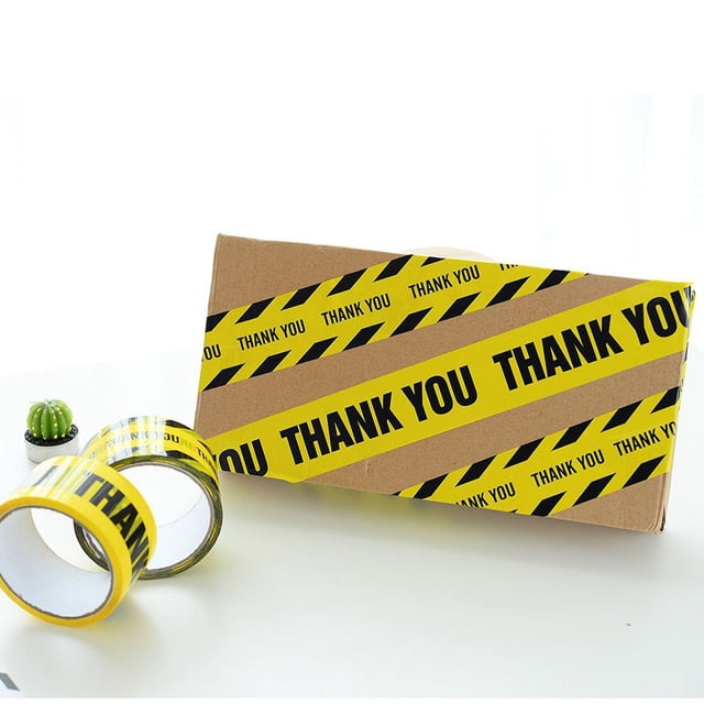 VONKY PVC Strong Adhesive Decoration Sticker Wide Range Of Designs For DIY Decoration Durable Warning Tape CAUTION 1Set